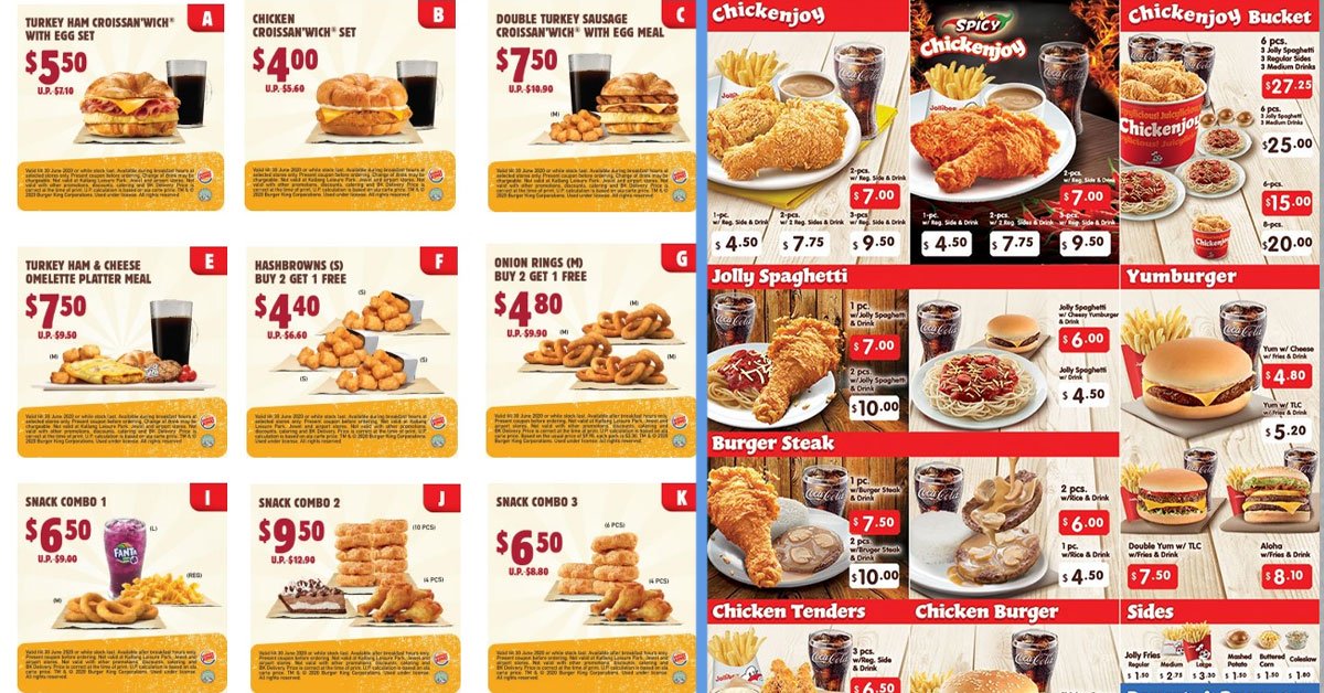 All the Available FastFood Coupons / Promo Codes That You Can Now Use