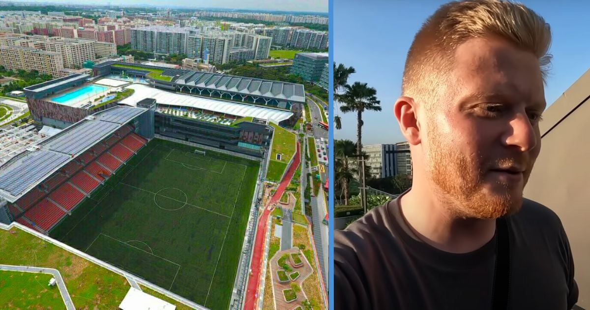 UK YouTuber Calls Our Tampines Hub The “World’s Strangest Stadium”