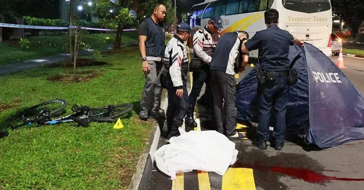 18YO Cyclist Died After Being Hit & Dragged by Tour Bus in Yishun