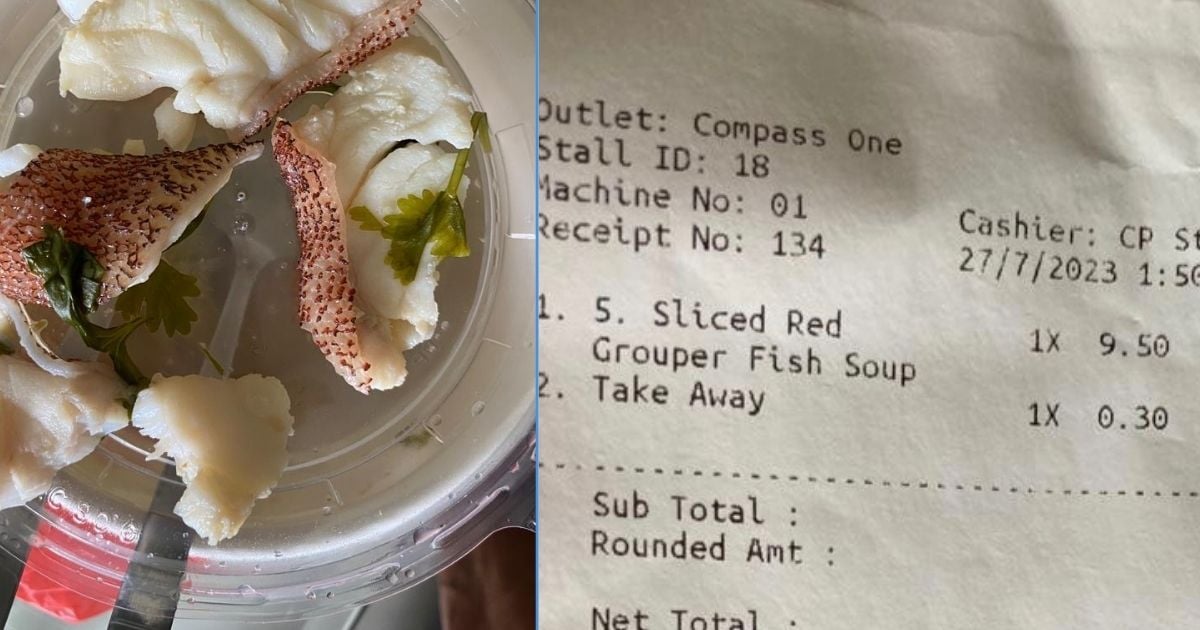 Netizen Claimed Her $9.50 Fish Soup from Kopitiam Only Had 4 Small Slices of Fish