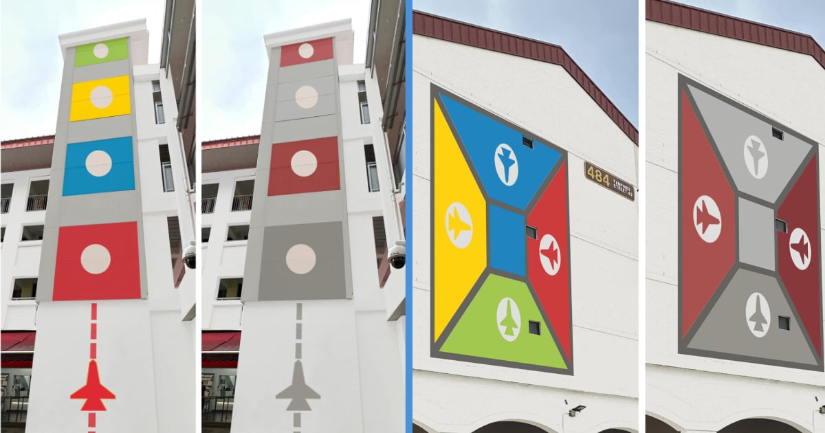 Tampines HDB Blocks’ Design Went Viral Again, This Time for its Aeroplane Chess Design