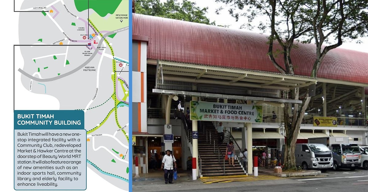 Iconic Bukit Timah Food Centre Reportedly to be Demolished in 2024 to Make Way for Integrated Development