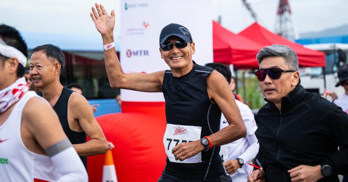 68YO Chow Yun Fat Completes His First Half-Marathon In Less Than 2.5 Hours