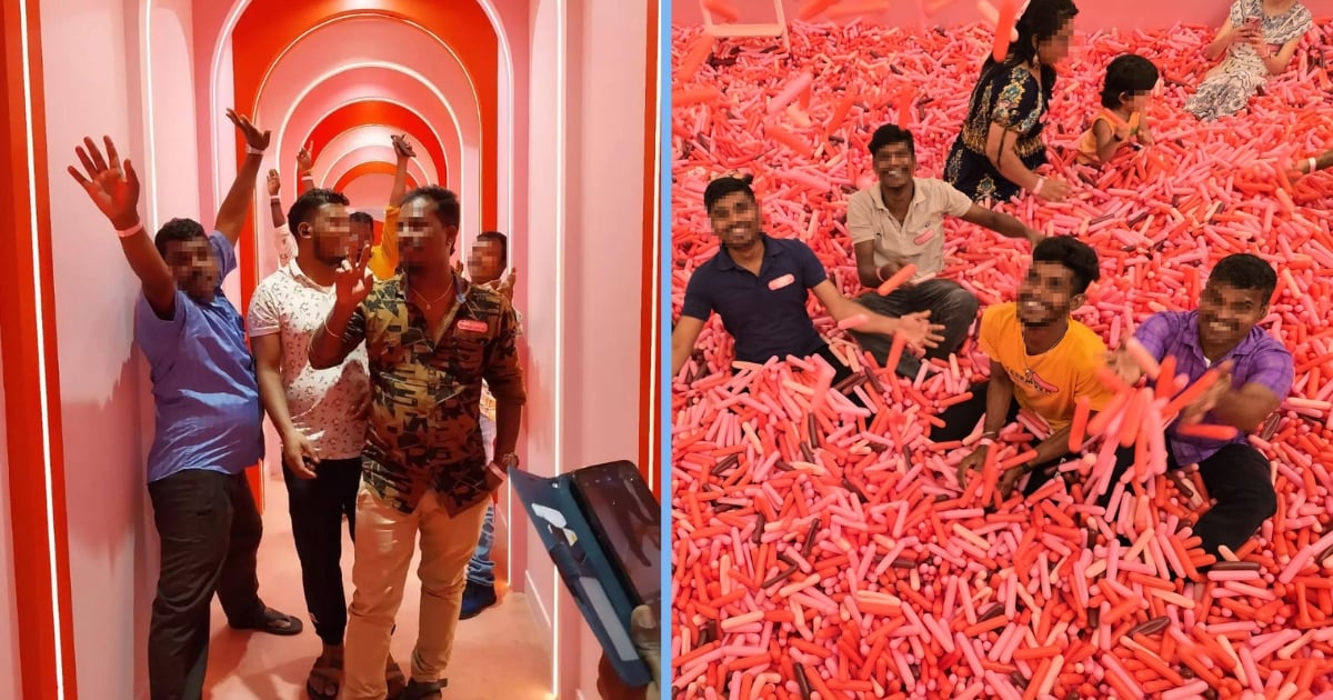 Viral TikTok Shows Migrant Workers Enjoying Singapore’s Museum of Ice Cream